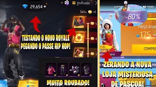 PEGANDO O PASSE HIP HOP NO NOVO ROYALE MUITO ROUBADO! E ZERANDO A NOVA LOJA MISTERIOSA DE PÁSCOA!