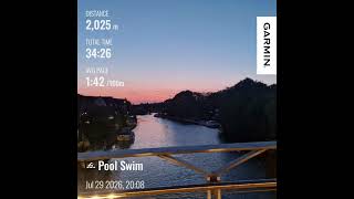 Swam 2 Miles At Rivermead Leisure Centre