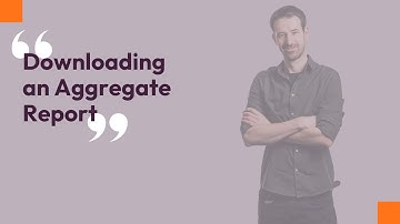 Downloading an Aggregate Report ⎮ Pointerpro