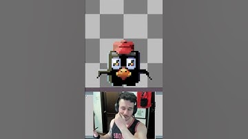 Pixel Penguin can jump now #livestream  #pixelart #pixelanimation #spriteanimations  #aseprite