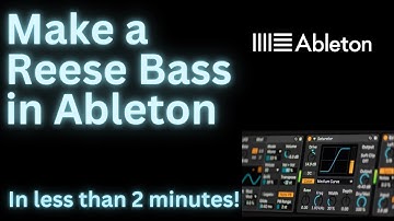 How to Create a Reese Bass in Ableton Using Operator!