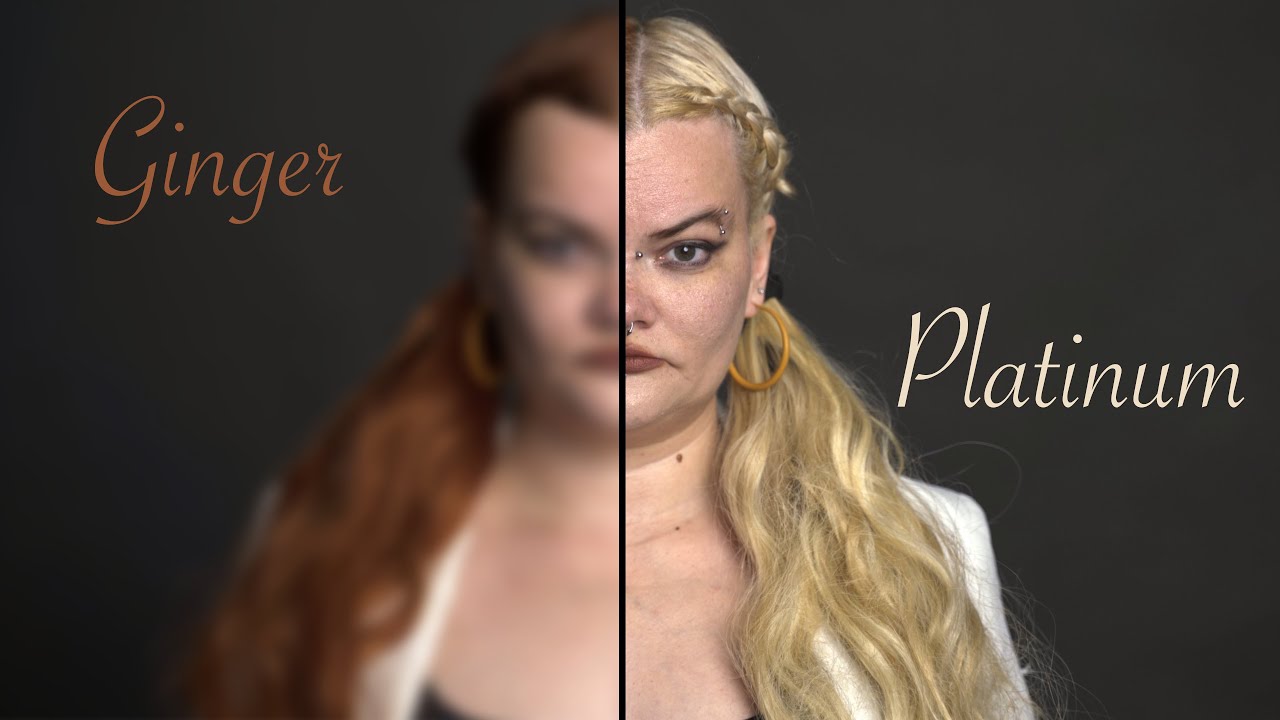 Update My Hair With Me / Split Dye Blonde and Ginger