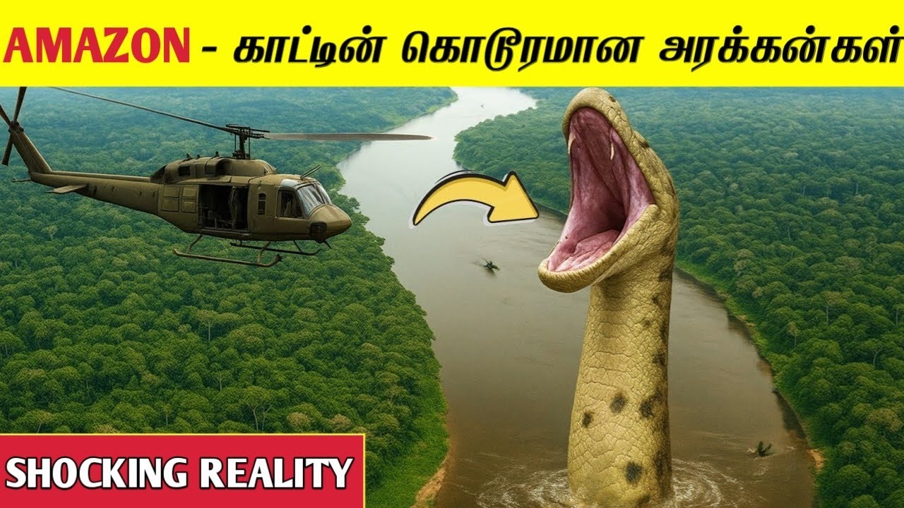 அமேசான் காட்டில் வாழும் 10 ஆபத்தான உயிரினங்கள் | Dangerous Animals of Amazon Forest  