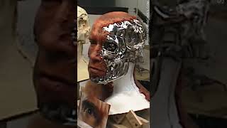 Battle-damaged T-850 head for Terminator 3: Rise of the Machines