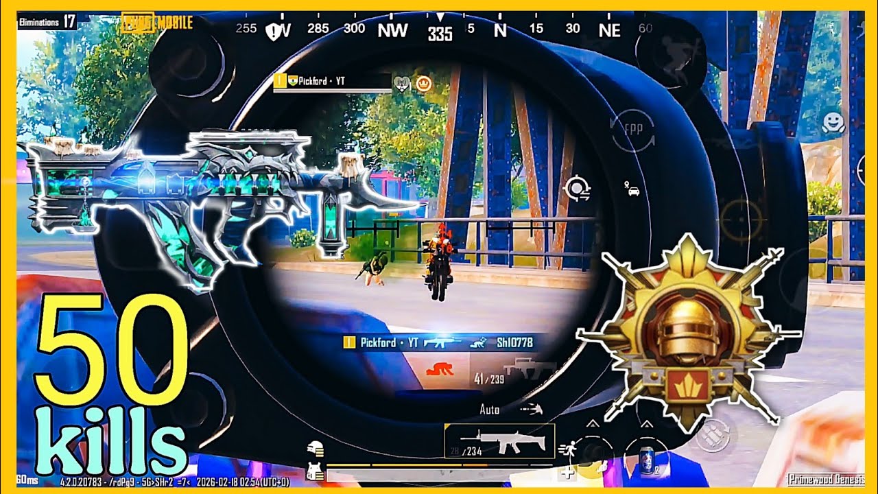 Groza Dominates Erangel 😍🔥 50 Kills Solo vs Squad Pickford