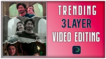 How to Make 3 Layer HD Video Editing Alight Motion | Alight Motion Tutorial Hindi | Edit ForU