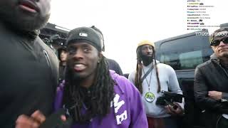 Kai Cenat MEET KEN CARSON AT ROLLING LOAD