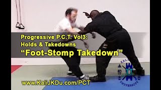 P.C.T.: Physical Control Tactics - Vol. 3 ~ Foot-Stomp Takedown  #bouncers #security #lawEnforcement