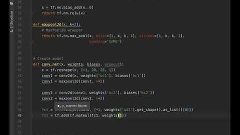 aiXcoder "is building" a deep neural network with tensorflow~