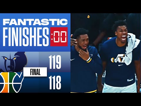 Grizzlies & Jazz Trade Buckets In Clutch Final 6 Min!