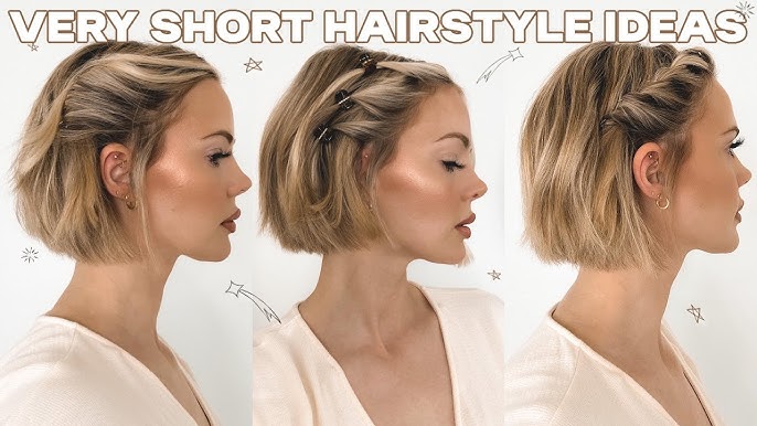 5 EASY Hairstyles For Short/Medium Length Hair [Spring Edition]