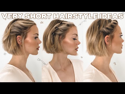 5-Minute Fall Hair Styles | Hello Fashion | Long hair styles, Cute  hairstyles for short hair, Short hair styles