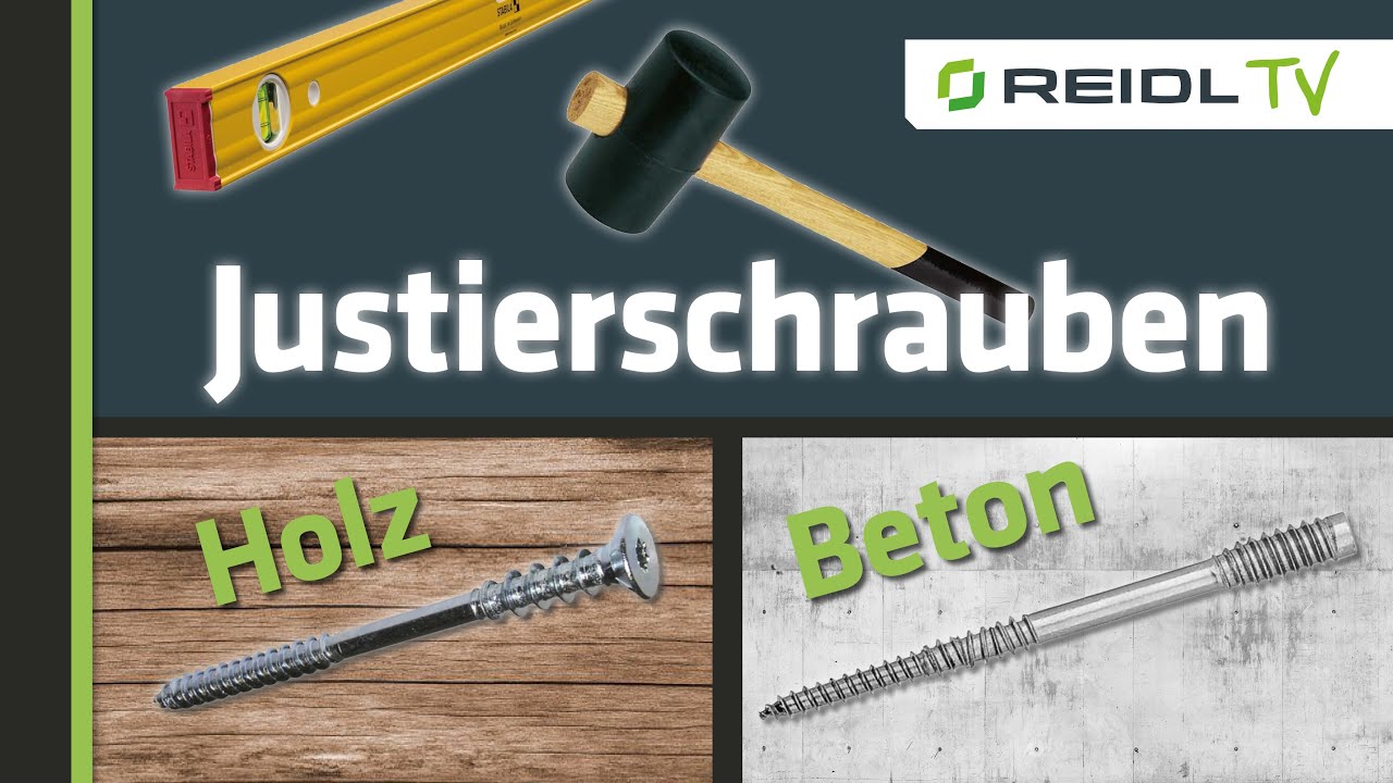 Justierschrauben TX 30 für Holz/Holz, inkl. Bit Paket à 50 Stk