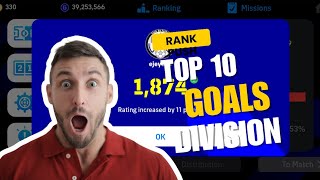 Division 1 rank push. Top 10 goals 🔥. #efootball2026 #pes #efootball 