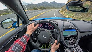 2024 Aston Martin DBX707  POV Canyon Blast (Binaural Audio)