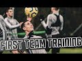 Daniel Podence's first Wolves training session | Neves, Saiss and Moutinho hit perfect free kicks!