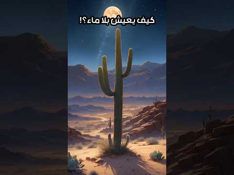 سر بقاء نبات الصبار بلا ماء معجزة الصحراء