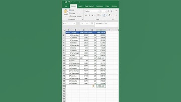 AGGREGATE Formula: Calculate the sum of the data even with error values #shorts #excel