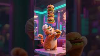 Ini kucing atau food vlogger?! 😳🐱 Dari spaghetti sampai burger… makannya bikin lapar!