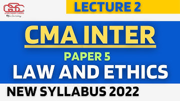 CMA INTER LAW LECTURE 2 | NEW SYLLABUS | GYAN SAGAR CLASSES