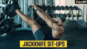 Jackknife Sit-Ups Form & Tutorial Guide (30 Seconds) - FlexXP