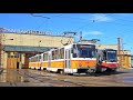 Sofia, tram route 22, East bus station  to Krasna polyana. February 2021