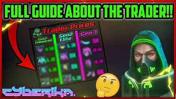 All What u Need To Know About The Trader !! | Cyberika: Action Cyberpunk RPG "beginners guide" #39