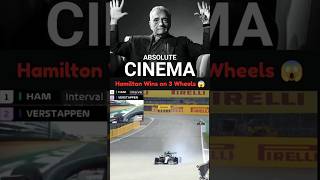 Hamilton Beat Verstappen on 3 Wheels 😱