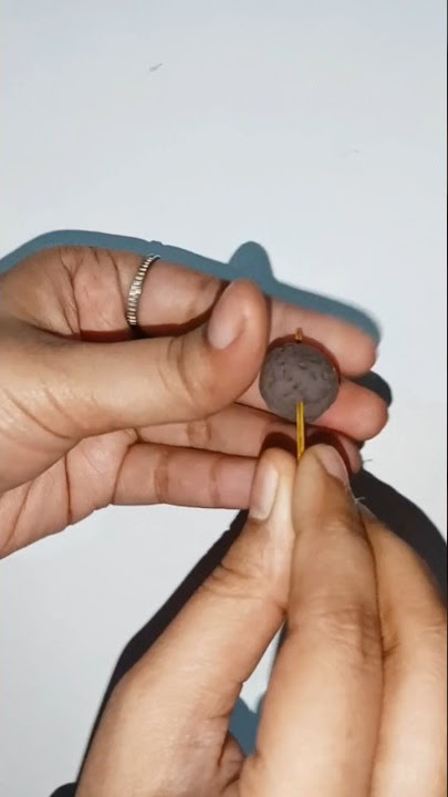 How to make Rudraksha Mala at home/Rudra Mala/shivratri 2023 #clay #shorts #mahadev #shivratri