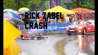 Full video of Rick Zabel's crash at the ITT @ Tour de France 2017