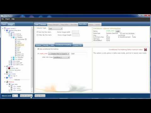PHP Generator. Databox conditional formatting