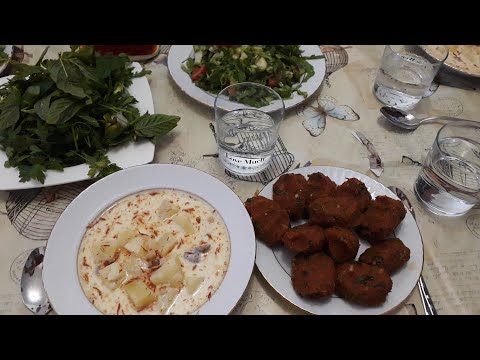 Iftar Menüm|Yoğurtlu Patates Yemeği, Gaziantep Usulü Yağlı Köfte | Denemeyen pişman olur! #Ramazan