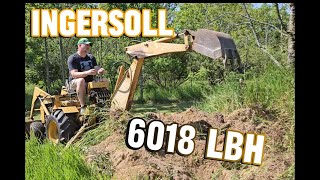 Well Look What Jumped On My Trailer! Ingersoll 6018 Backhoe!