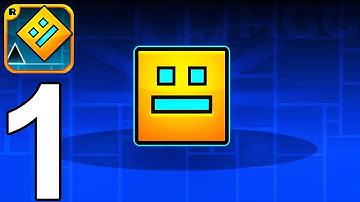 Geometry Dash - Geometry Walkthrough Part 1 - Tutorial / Stereo Madness [iOS,Android]