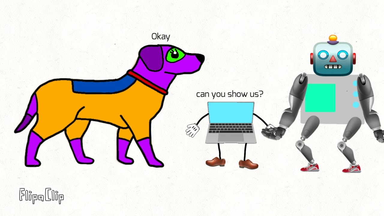 The Natalie the superhero dog show S2 E10: meet computer and robot