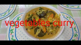 Malaysian Style Vegetables Curry