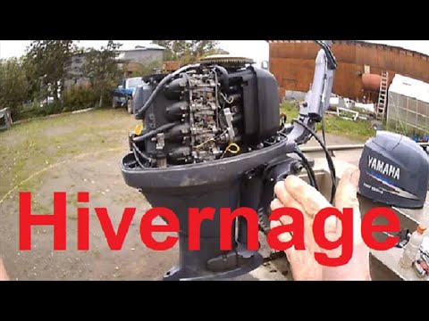 Hivernage Moteur Hors Bord Yamaha F60 F90 - YouTube