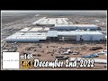 Lucid Motors Factory Construction Site December 2nd, 2022 | Drone Footage of 10:30 AM