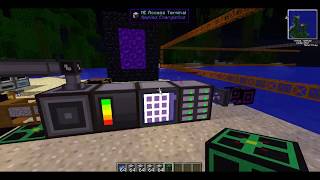optimized quarries with auto-smelting and ME-System (Applied Logistics, Thermal Expansion)