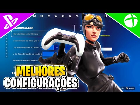 NOVAS Melhores Configurações de Controle + Sensibilidade Para Fortnite! (Console/PC) 