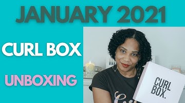 January 2021 Curl Box Unboxing