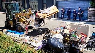 Cleanup Operation to Tackle a Massive Homeless Encampment in Venice