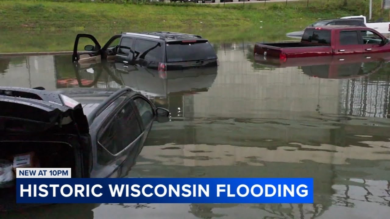 Historic Wisconsin flash flooding leads to water rescues in Milwaukee ...