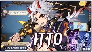 ARATAKI ITTO ◈「 Duelo por invitación ⚔️ 」• Invocación de los Sabios • 🃏 Toreritto 🃏 Genshin impact