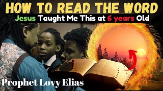 Watch Now:  The Secret Method I use To Read The Bible | Prophet Lovy