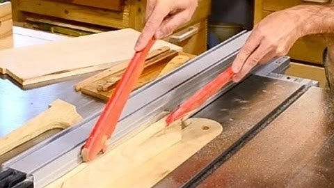 Making push sticks