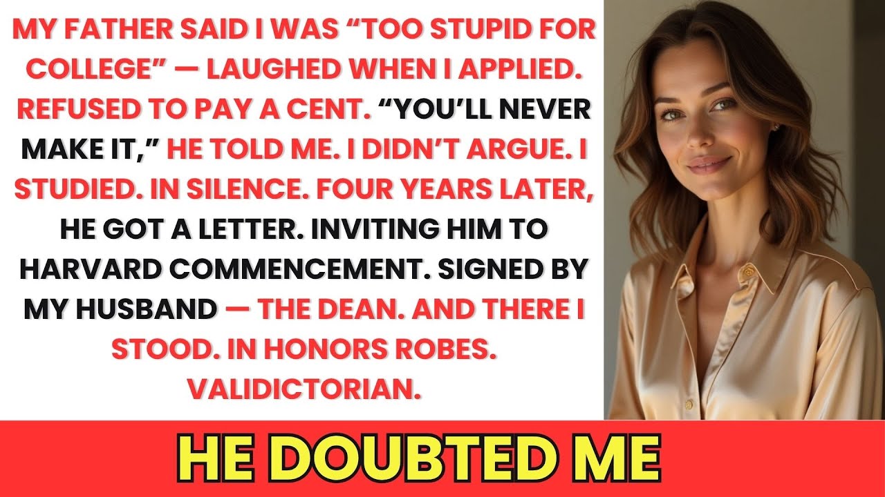 My Father Said I Was 'Too Stupid for College'—Then My Harvard Dean Husband Made Him Attend...