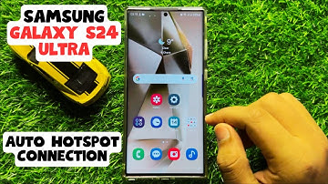 How to Enable/Disable Auto Hotspot Connection - Disconnect When Not In Use Samsung Galaxy S24 Ultra