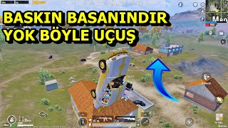 YOK BÖYLE UÇUŞ ! BASKIN BASANINDIR  PUBG MOBİLE