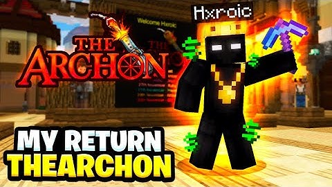 MY *RETURN* TO THE ARCHON! I Minecraft Factions I TheArchon I Ruby